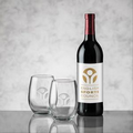 Cabernet Wine & 2 Stanford Wine Glass Gift Set (Label)